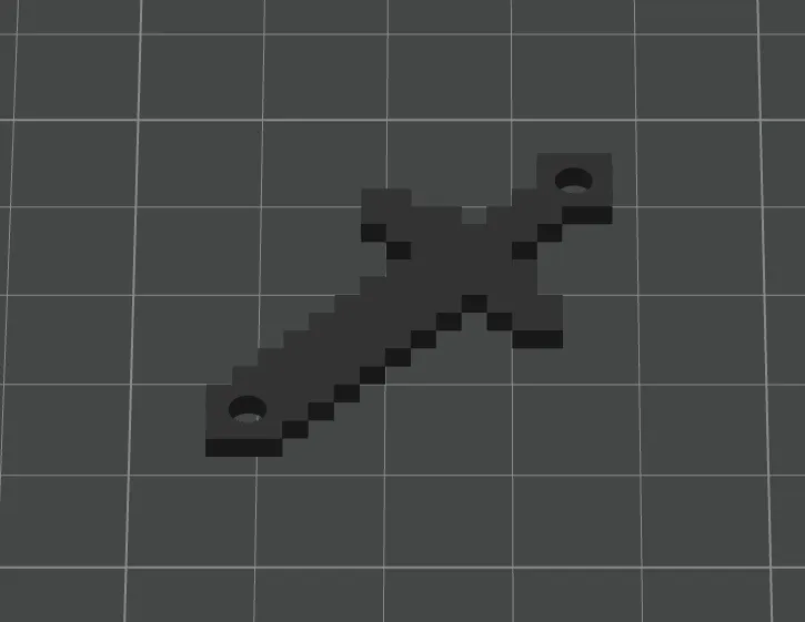 Minecraft sword V2 - Free 3D Print Model - MakerWorld
