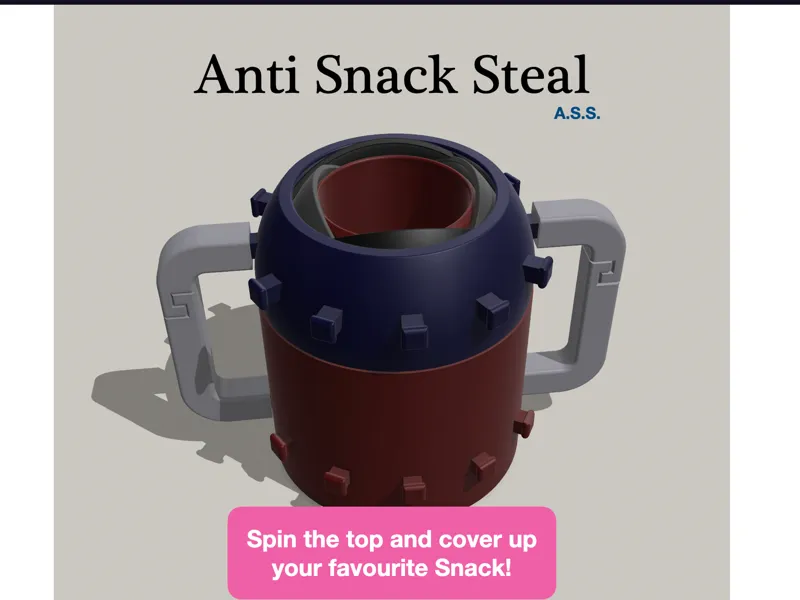 Anti Snack Steal (short A.S.S.) Iris Box mechanism