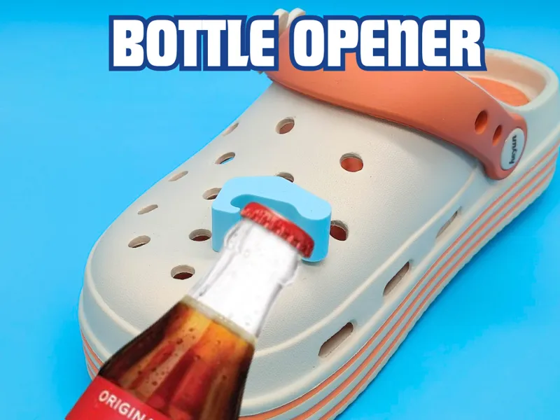 Beer Bottle Opener croc charm (Jibbitz)