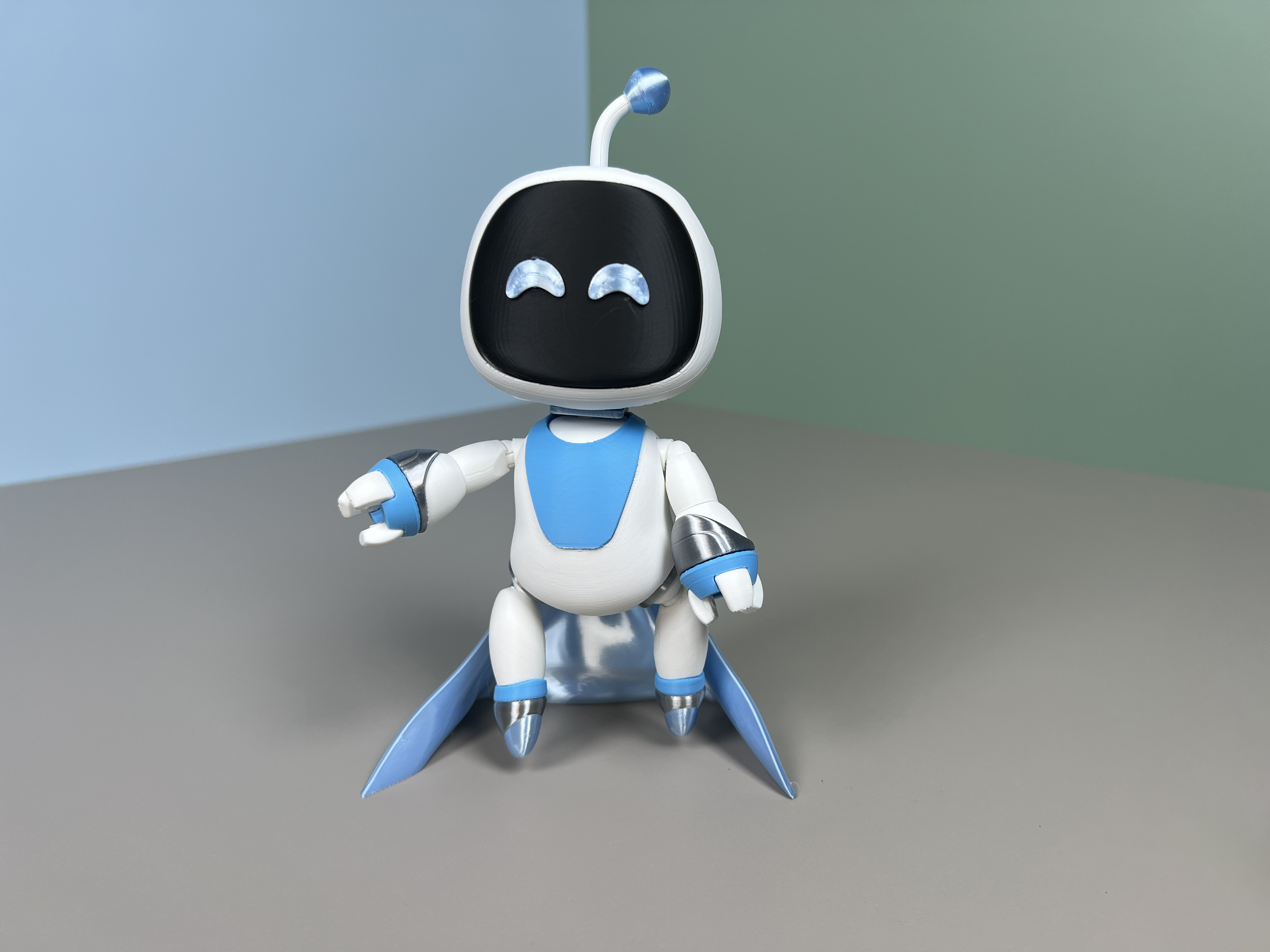 Miniatura 1 do modelo 3D 宇宙机器人 Astro Bot - 关节可动、磁吸换脸/分件打印/ 终极收藏版/无需AMS