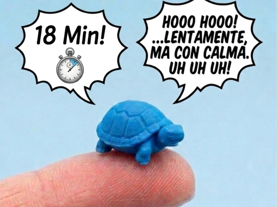 La tartaruga piccolissima (Ugello 0.4)