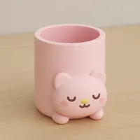 Pot à pinceaux ou stylos tête de chat — photo 3