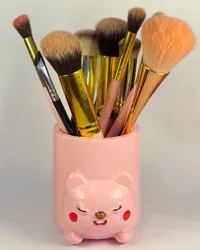 Pot à pinceaux ou stylos tête de chat — photo 5