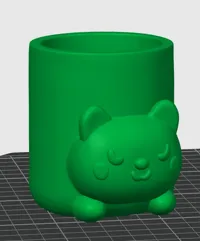 Pot à pinceaux ou stylos tête de chat — photo 6