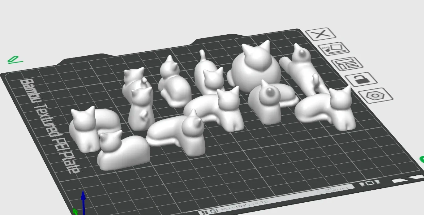 Miniatura 2 do modelo 3D 猫咪棋   【收纳盒】【独特规则】【无支撑】