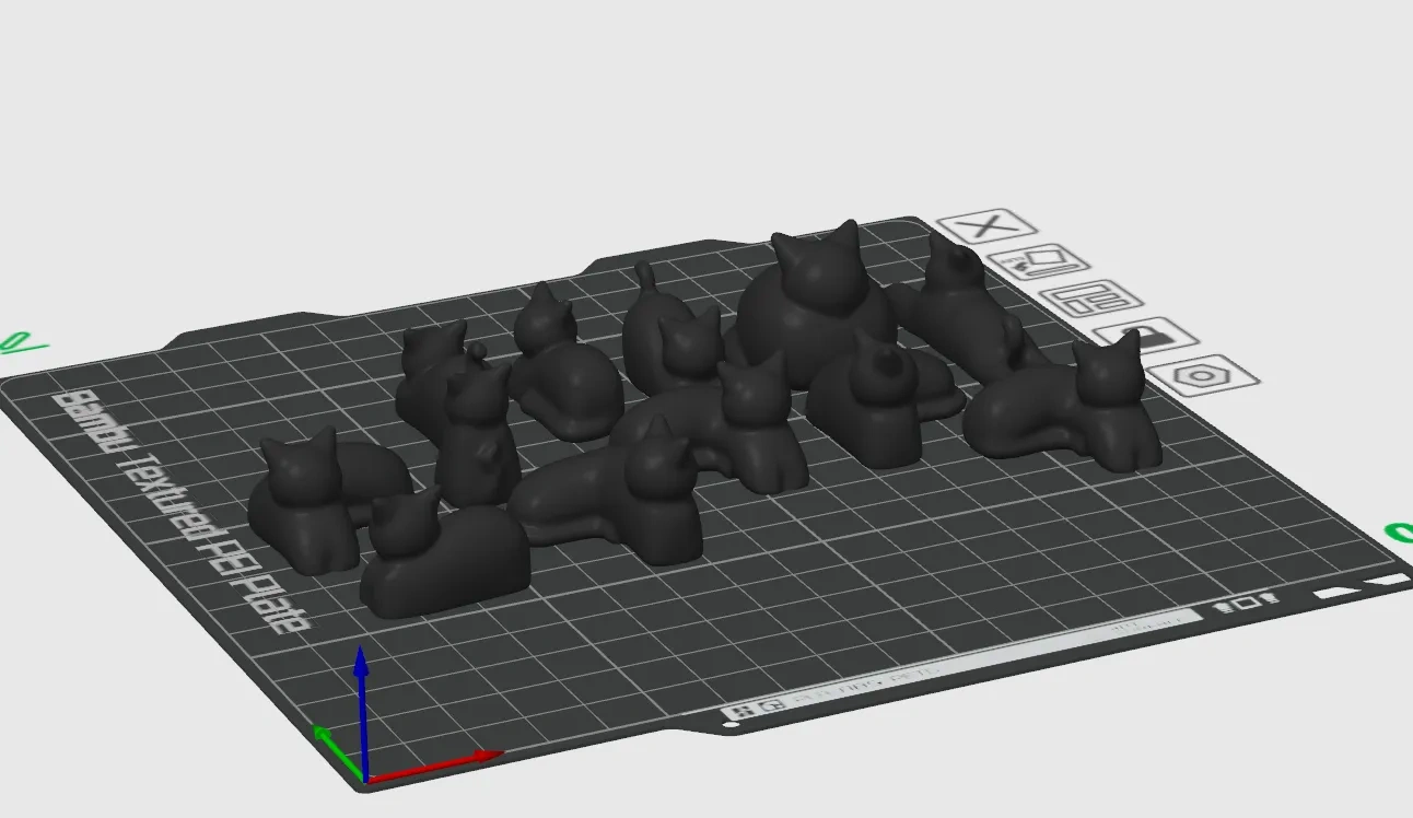 Miniatura 3 do modelo 3D 猫咪棋   【收纳盒】【独特规则】【无支撑】