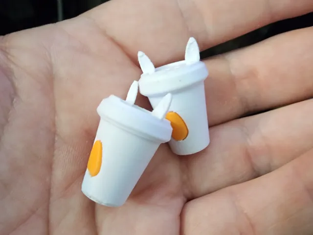Easter Coffee Earrings