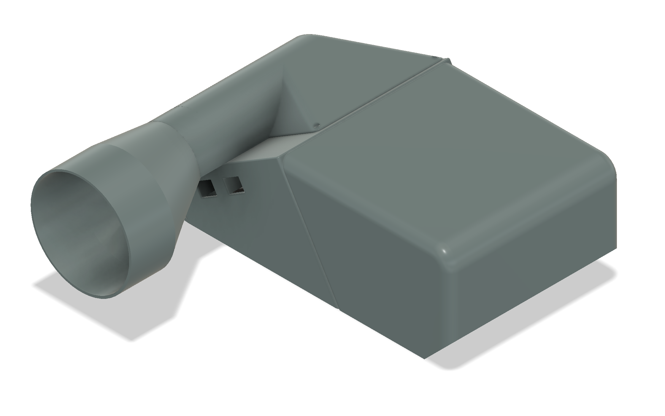 Miniatura 3 do modelo 3D 全封闭超薄排气竹屎盒一体 拓竹P2S官方外排 