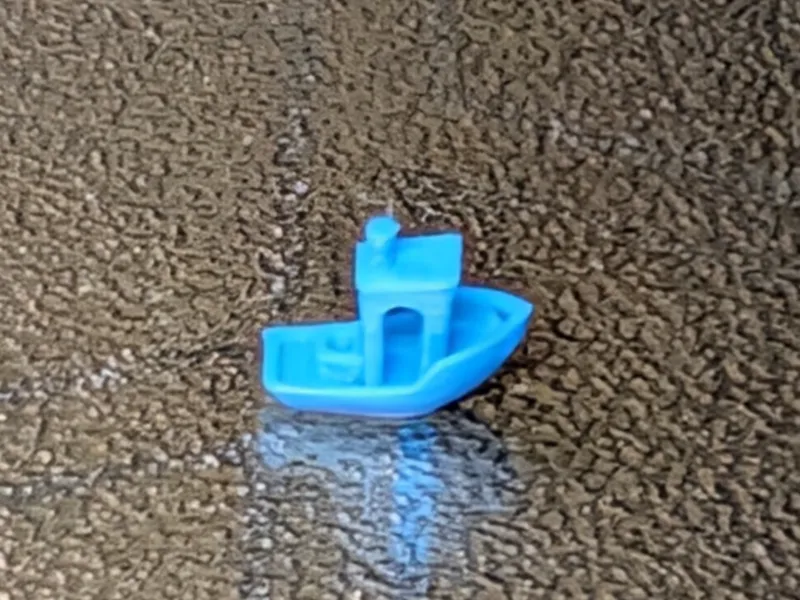 Smallest benchy ever only .06 grams .2 hotend