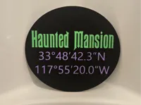 Haunted Mansion Sign (Coordinates)