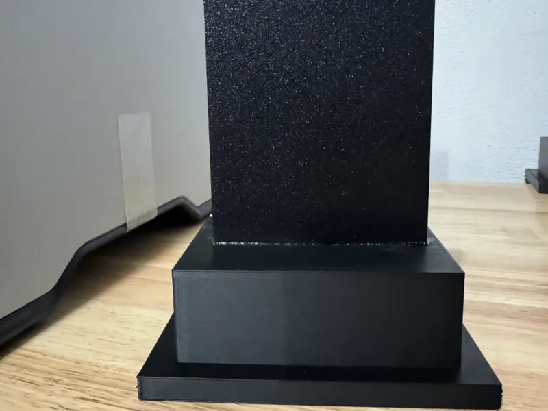 Rectangle trophy base