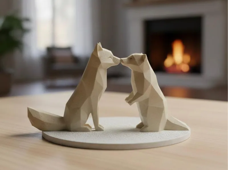 Poly Fox and Wolf Valentine's Day Special Edition