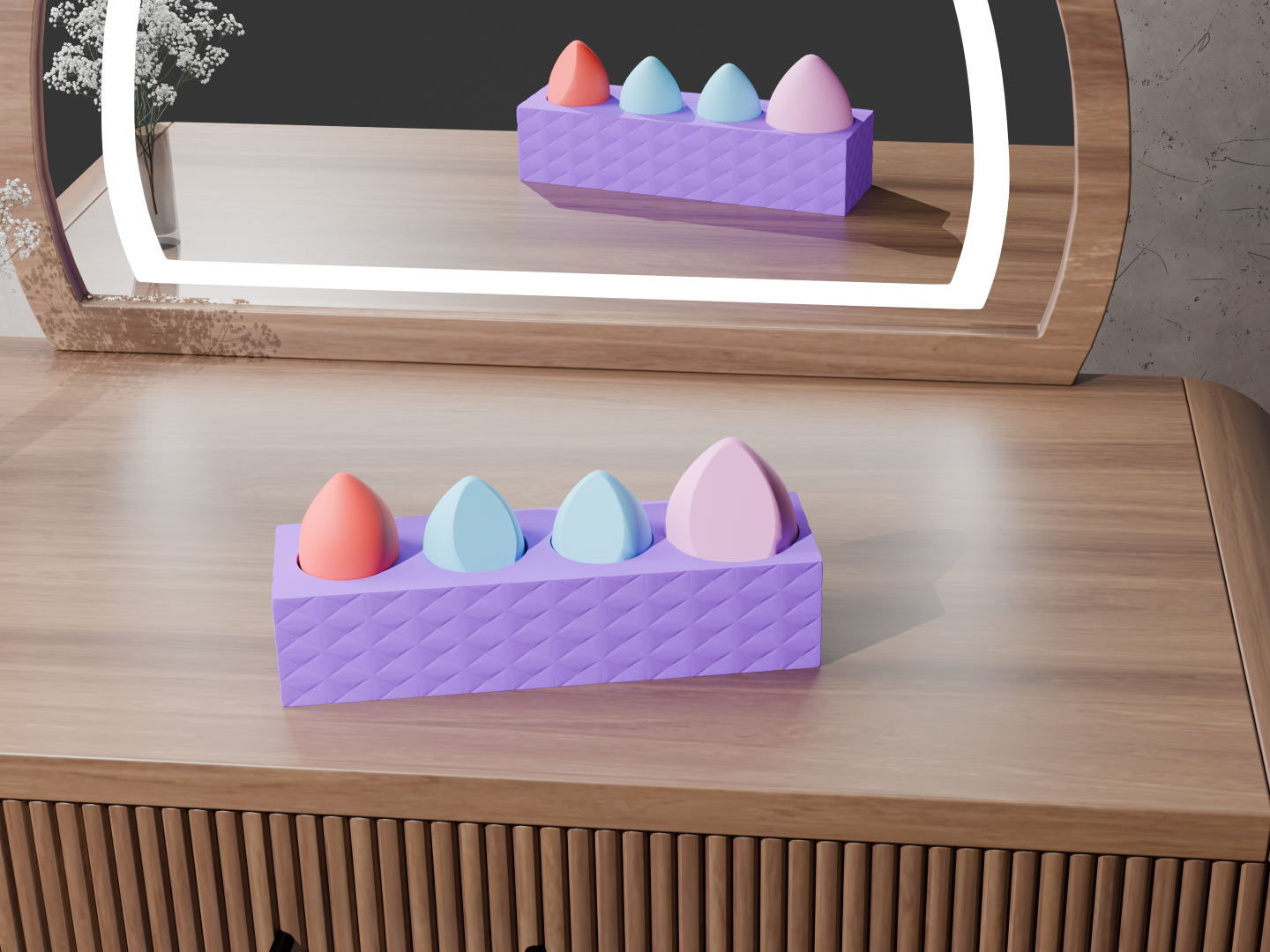 Makeup Sponge Organizer