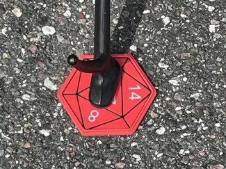 D20 Motorcycle Kickstand Puck