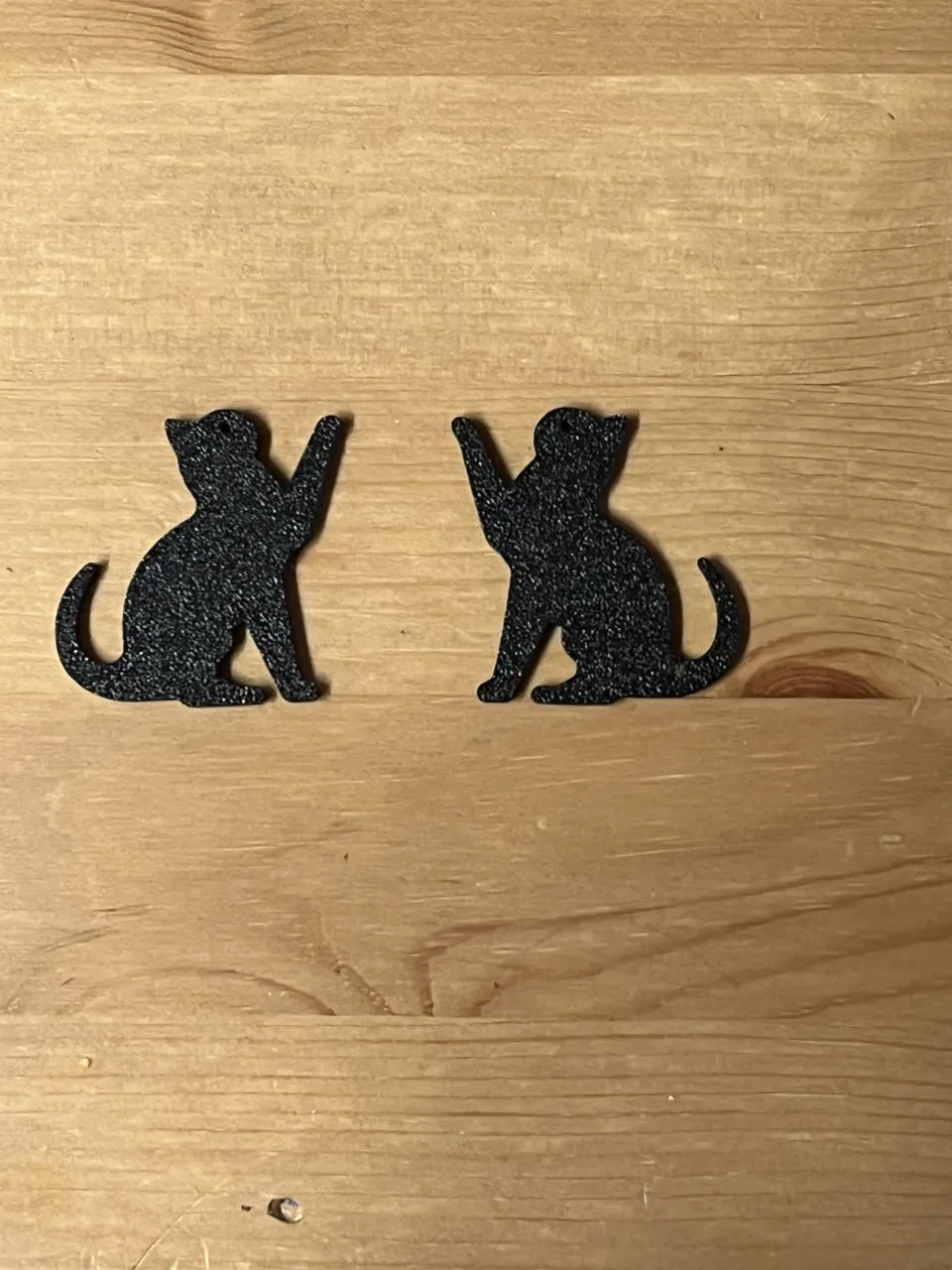 cat earrings view 2