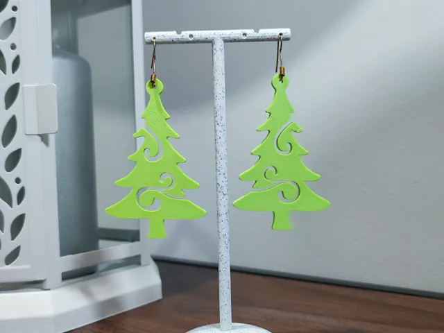 Aretes Navidades Neón