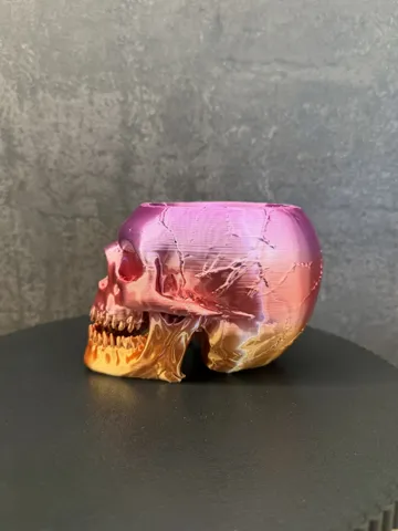 Adorno temático: Crimson Rift Skull – Gothic Halloween Decoration — vista de referencia 5