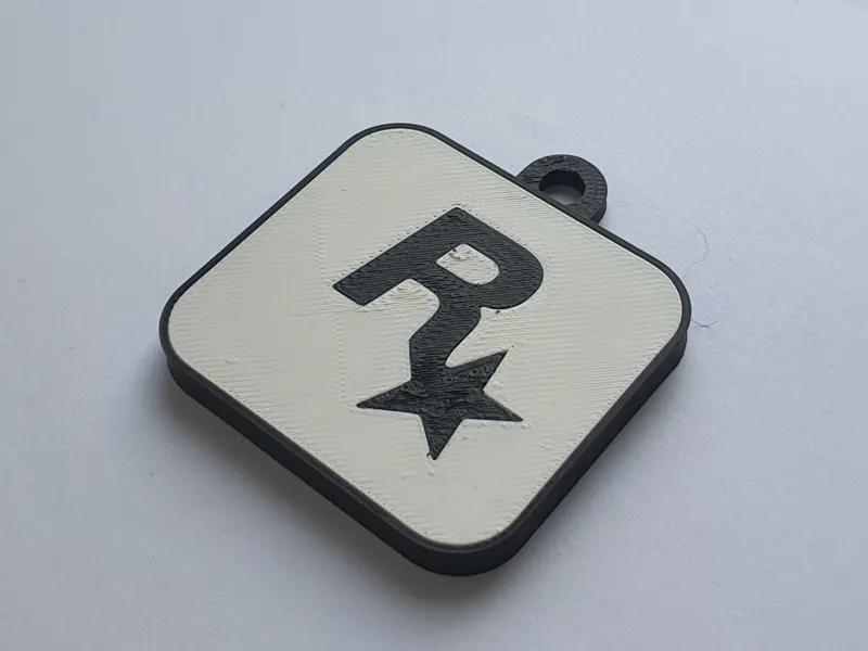 Rockstar Games Keychain