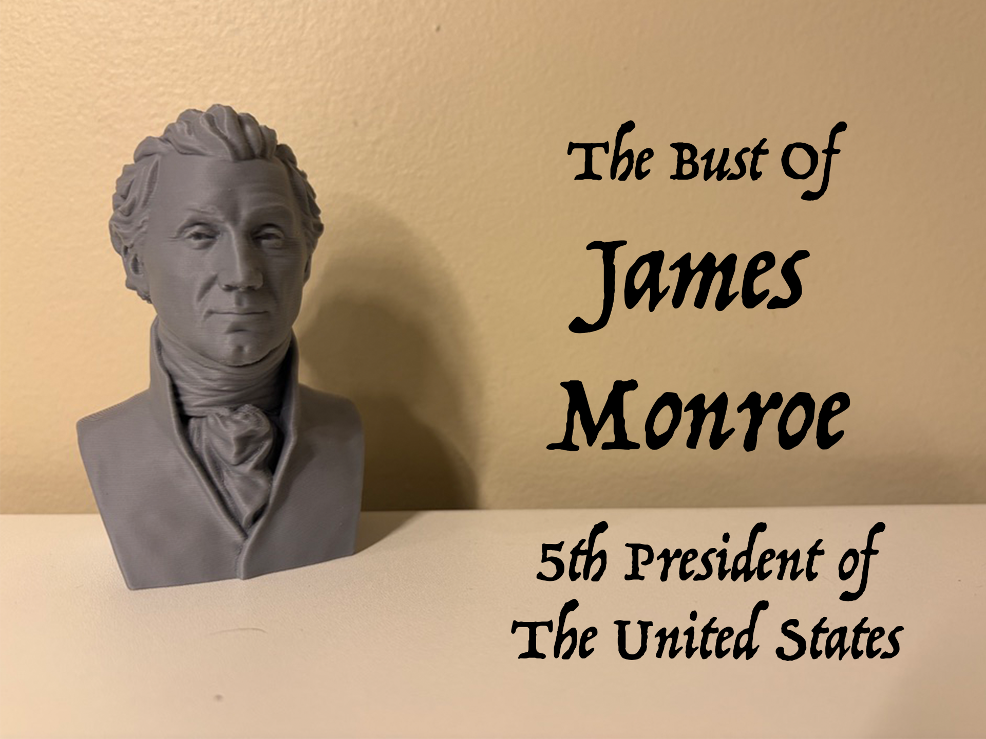 James Madison Bust - 5th President of the USA