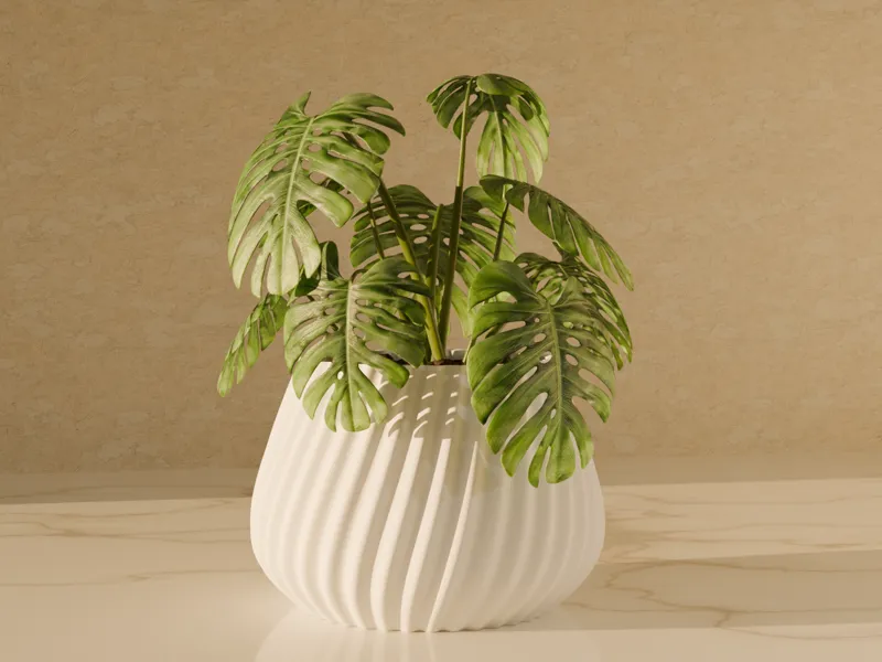 Serena - 3D Printable Minimalist Vase