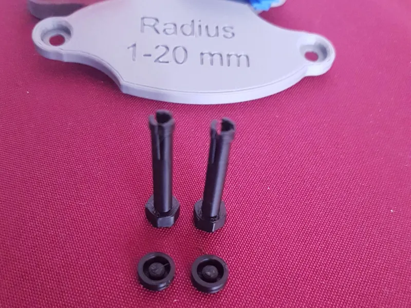 Radius Gauge Tool - Mounting Pins