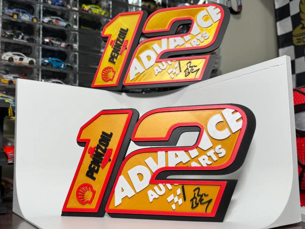 Ryan Blaney 12 Advance Auto Parts Shell Pennzoil - Free 3D Print Model ...