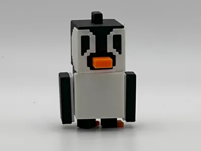 Penguin Keychain Holder