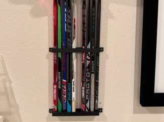 Knee Hockey / Mini Stick Wall rack