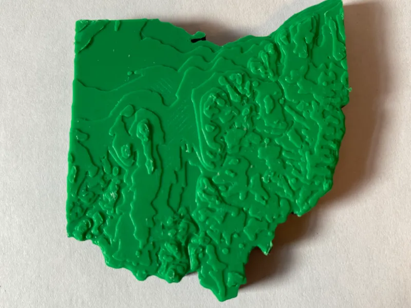 Ohio Topographical Map