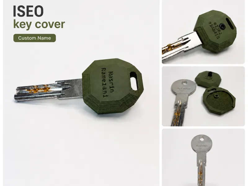 ISEO Key Cover | Custom Name and Number