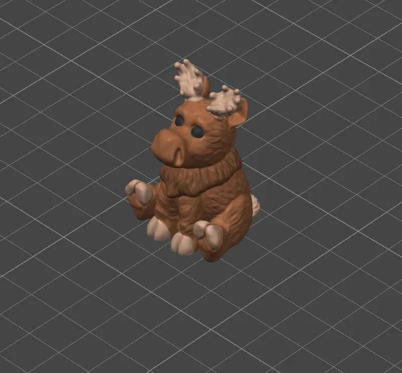 Mini Moose Keychain
