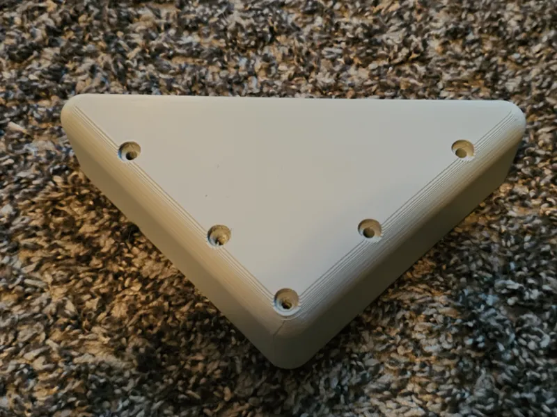 Furniture Ottoman Foot Triangle 150mm x 40mm