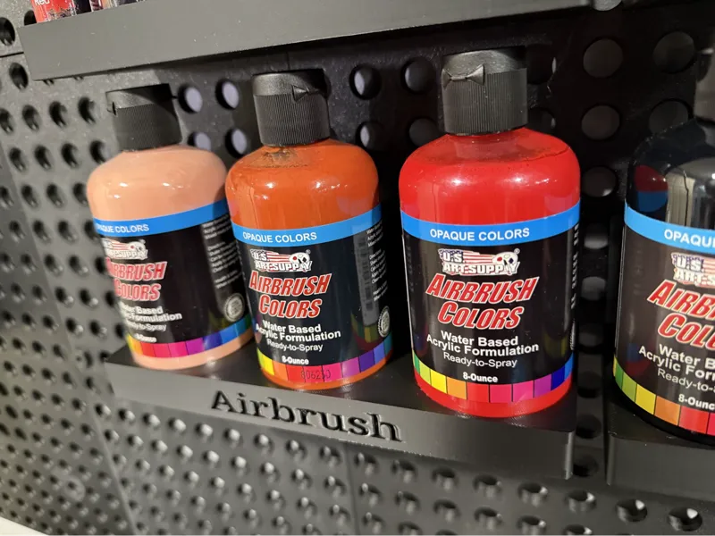 Thread Board Airbrush 3x 60mm Bottles