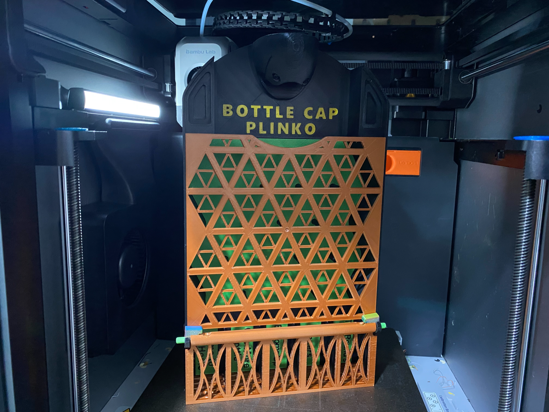 Bottle Cap Plinko (Wall-mounted)