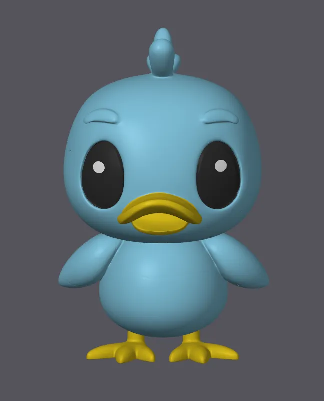 A Blue Duck - It's quacktastic! by friskyplatypus - MakerWorld