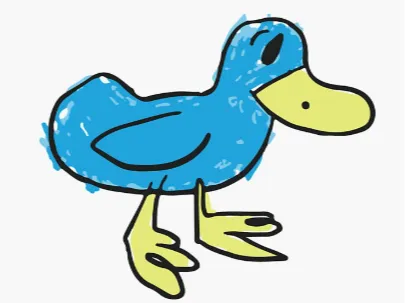 A Blue Duck - It's quacktastic!