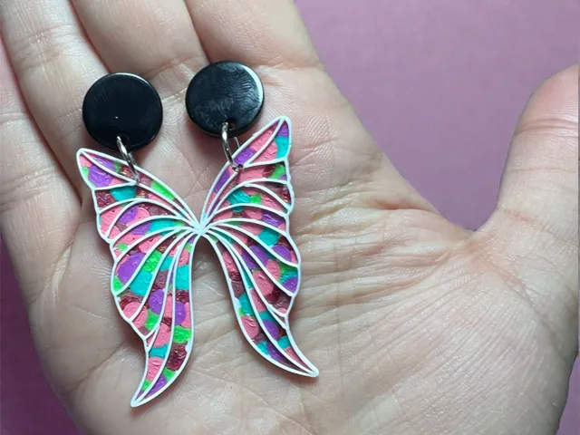 Pendientes mariposa
