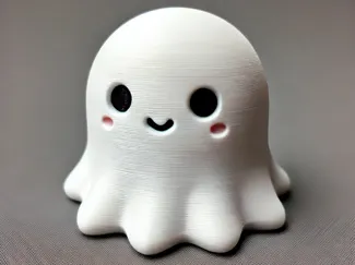 Cute 3D Ghost for Halloween