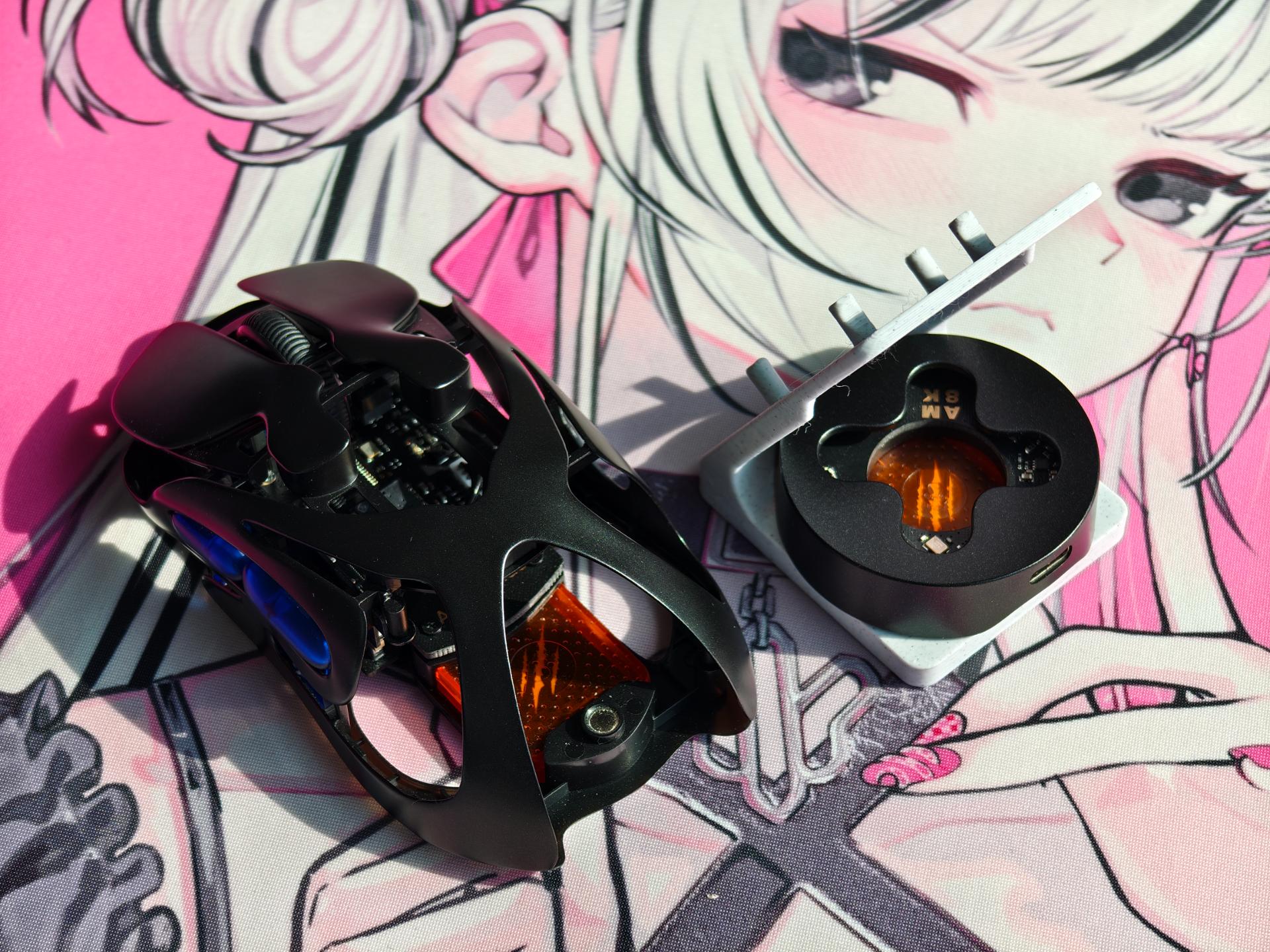 Miniatura 1 do modelo 3D 鼠标支架（AngryMiao Infinity Mouse 怒喵鼠标）