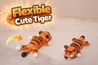 Flexible Cute Tiger AMS 0.2mm layer, 2 walls, 15% infill