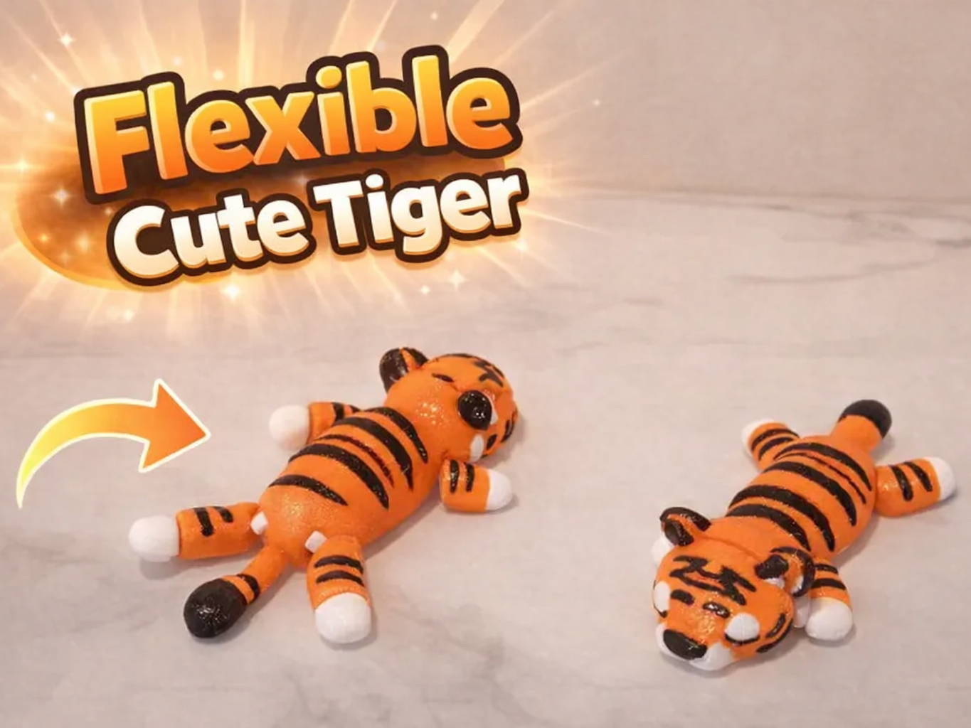 Flexible Cute Tiger