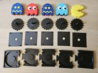 2 AMS, 256x256 mm bed, locked zag infill, marked gears