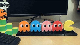PACMAN CHASER mechanical toy