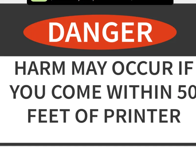 Warning sign