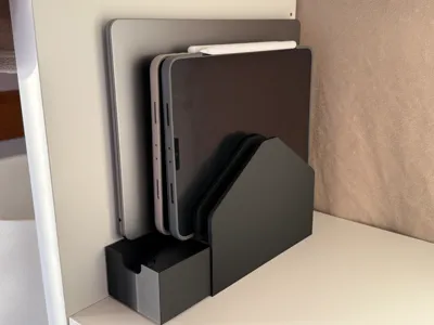 Device Organizer with Dual-Side Drawer