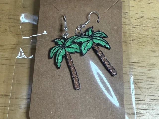 Palm Tree Earrings