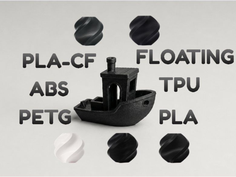BENCHYS  (PLA-PETG-TPU-ABS-CF-FLOATING)