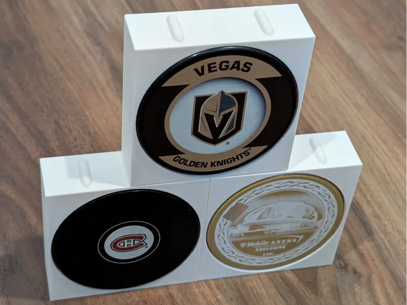 Stackable Hockey Puck Display