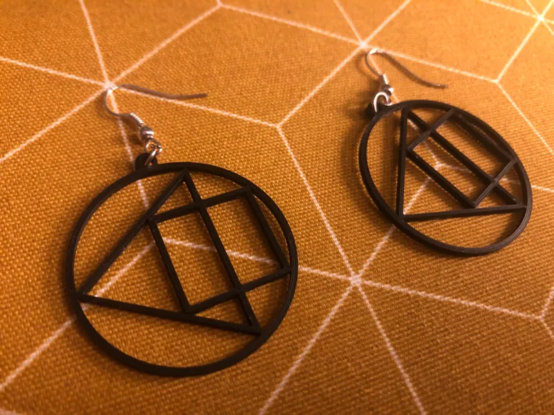 Bauhaus earring