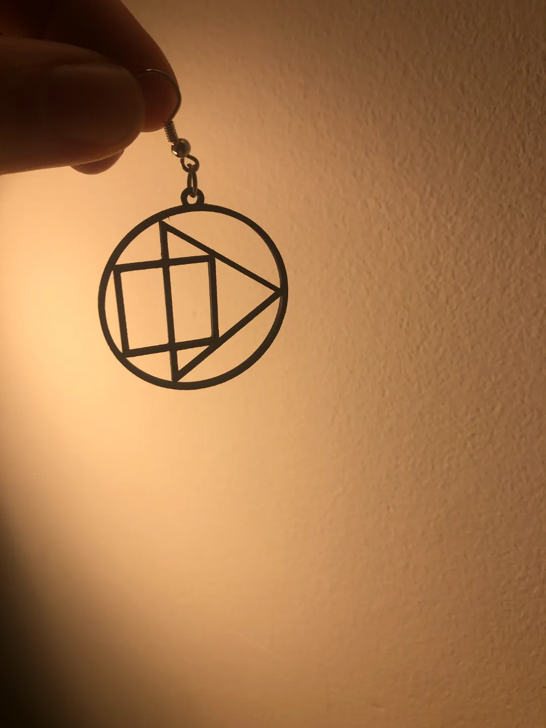 Bauhaus earring view 2